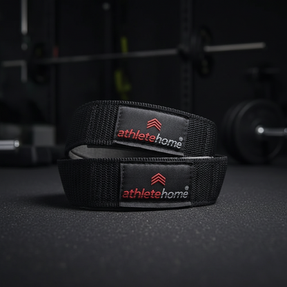 Athlete Home Pro-Grade Padded Lifting Straps - Heavy-Duty Wrist Support for Deadlifts, Rows & Weightlifting - Enhance Your Grip, Prevent Fatigue & Maximize Lifts