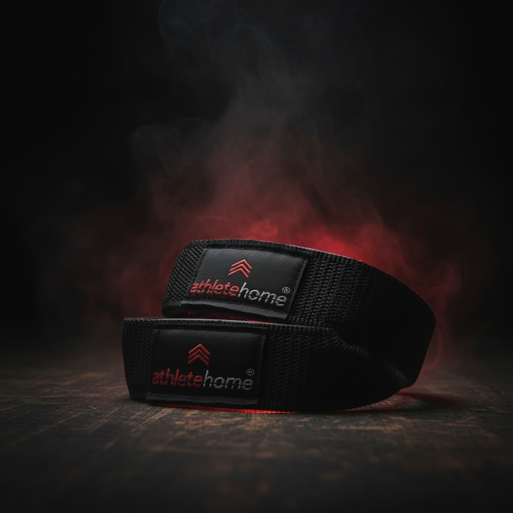Athlete Home Pro-Grade Padded Lifting Straps - Heavy-Duty Wrist Support for Deadlifts, Rows & Weightlifting - Enhance Your Grip, Prevent Fatigue & Maximize Lifts
