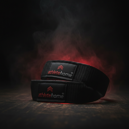 Athlete Home Pro-Grade Padded Lifting Straps - Heavy-Duty Wrist Support for Deadlifts, Rows & Weightlifting - Enhance Your Grip, Prevent Fatigue & Maximize Lifts