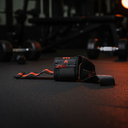 Athlete Home Wrist Support Wraps | Enhance Grip Strength & Reduce Pain During Weightlifting & CrossFit