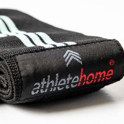 Athlete Home Knee Support Wraps | Adjustable Compression for Weightlifting, Crossfit & Powerlifting