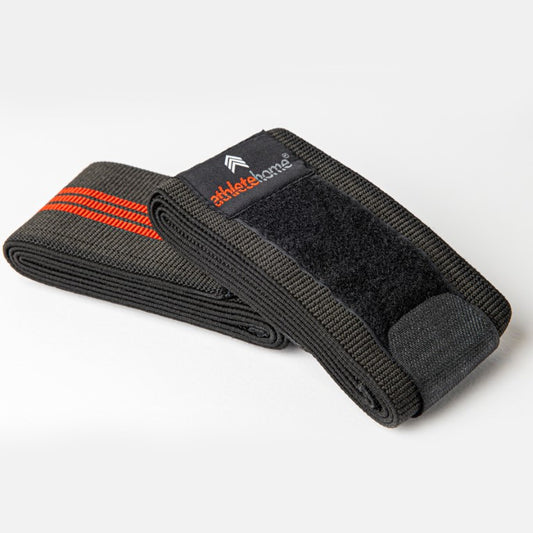 أربطة دعم الركبة شداد ركبه من Athlete Home | ضغط قابل للتعديل لرفع الأثقال، كروس فيت، ورفع القوة