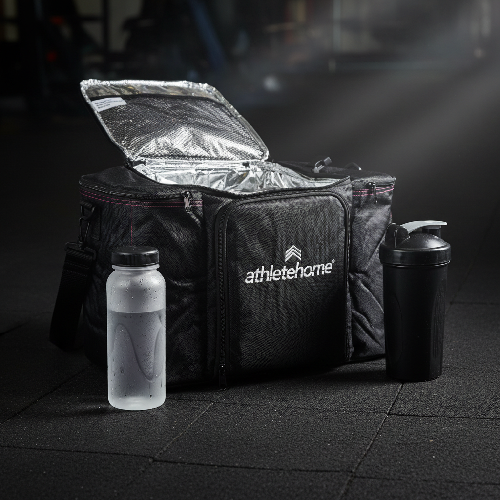 Athlete Home Insulated Meal Bag | Holds 4 Meal Prep Containers & Drinks | For Gym, Work & Travel