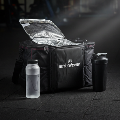 Athlete Home Insulated Meal Bag | Holds 4 Meal Prep Containers & Drinks | For Gym, Work & Travel