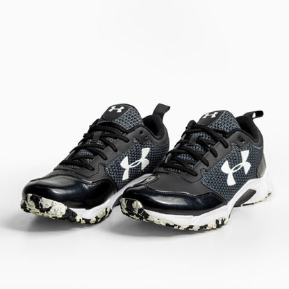 Black White BaseBall Men Shoes 129214