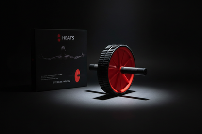 HEATS Ab Roller Pro - Ultra-Wide Exercise Wheel for Maximum Core Stability, Abs Workout Trainer for Home Gym Fitness and Sculpting a Six-Pack 3414