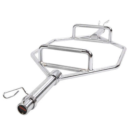 Athlete Home Olympic Hex Bar (Trap Bar) with Dual Grips: Ergonomic Bar for Safer Deadlifts, Shrugs, and Full Body Strength Training in Egypt