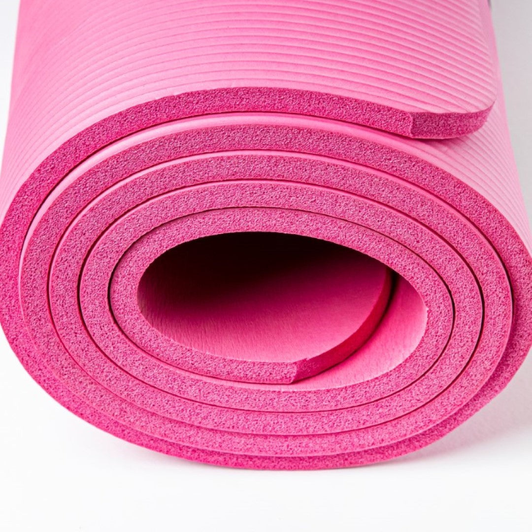Cloud-Cushion Exercise Mat |  medium-Density Foam for Yoga, Pilates & Floor Workouts | Anti-Slip, Joint-Protecting Fitness Mat