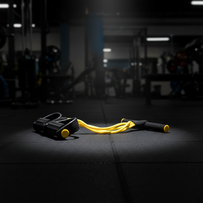 Pedal Resistance Band & Tummy Trimmer -Tube Core Trainer for Abdominal & Upper Body Workouts - Portable Home Gym Sit-up Exerciser