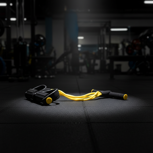 Pedal Resistance Band & Tummy Trimmer -Tube Core Trainer for Abdominal & Upper Body Workouts - Portable Home Gym Sit-up Exerciser