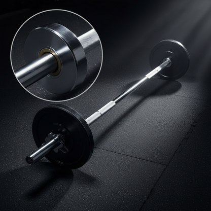Athlete Home 'The Elite' Olympic Barbell: Pro Weightlifting & CrossFit Bar  with Bearing/Bushing System, Black Oxide Shaft for Home & Pro Gyms in Egypt