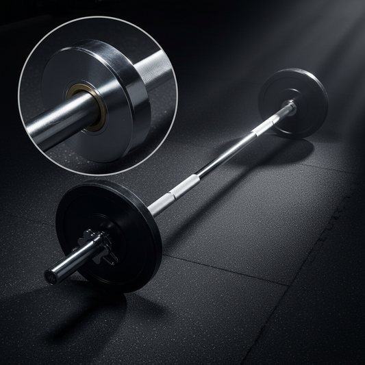 Athlete Home 'The Elite' Olympic Barbell: Pro Weightlifting & CrossFit Bar  with Bearing/Bushing System, Black Oxide Shaft for Home & Pro Gyms in Egypt