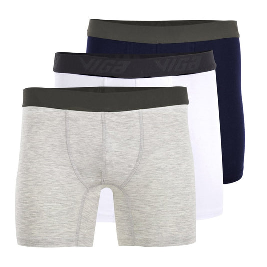 Men's Boxer Briefs | Moisture-Wicking Underwear | 3-Pack | Ideal for Active Lifestyles