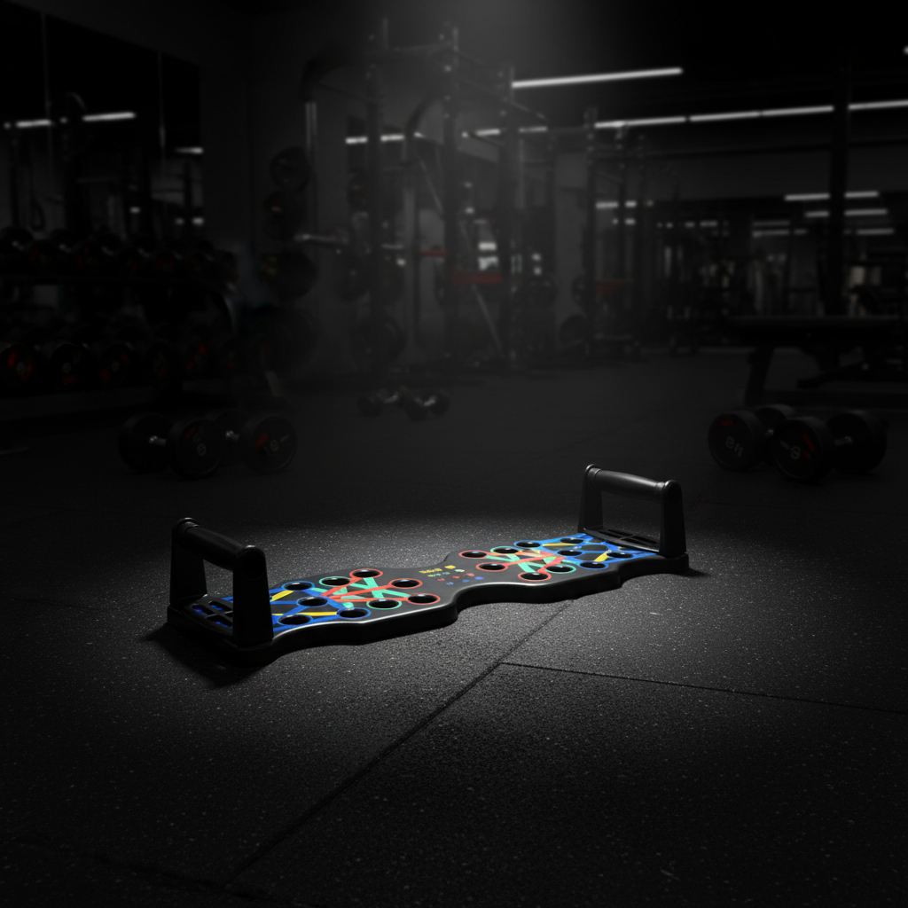 Athlete Home Ultimate 14-in-1 Push-Up Board System | Color-Coded Multi-Function Press Up Rack for Targeted Upper Body Workouts | Home Gym Fitness Equipment for Athletes in Egypt