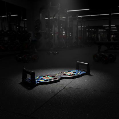 Athlete Home Ultimate 14-in-1 Push-Up Board System | Color-Coded Multi-Function Press Up Rack for Targeted Upper Body Workouts | Home Gym Fitness Equipment for Athletes in Egypt