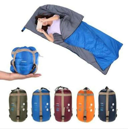 Ultra-Lightweight Compact Envelope Sleeping Bag | 3-Season Portable & Washable for Camping, Hiking & Travel | Multiple Colors