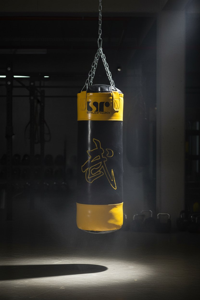 Shuangpai SP Pro-Series Heavy Punching Bag for Boxing, Muay Thai & MMA – Durable Kickboxing Training Bag with Chains for Home & Professional Gyms in Egypt