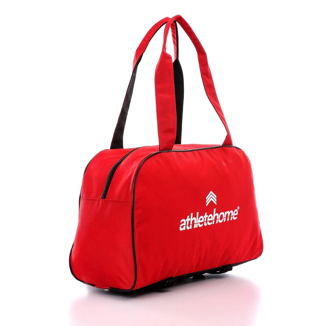 Compact Sports Duffel Bag: Perfect Gym Bag for Women | Small Duffel |Athlete Home Premium Red Sports Gym Duffle Bag – Durable Waterproof Training Travel Gear Bag with Large Compartments & Comfort Handles for Men & Women