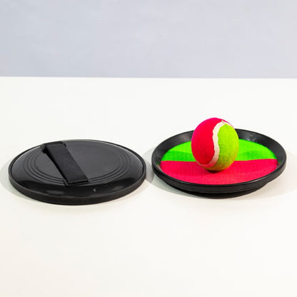 Athlete Home Pro Toss and Catch Ball Game Set | Outdoor Velcro Paddle Game for Beach, Park & Kids | Improves Hand-Eye Coordination & Reaction Time