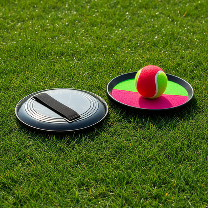 Athlete Home Pro Toss and Catch Ball Game Set | Outdoor Velcro Paddle Game for Beach, Park & Kids | Improves Hand-Eye Coordination & Reaction Time