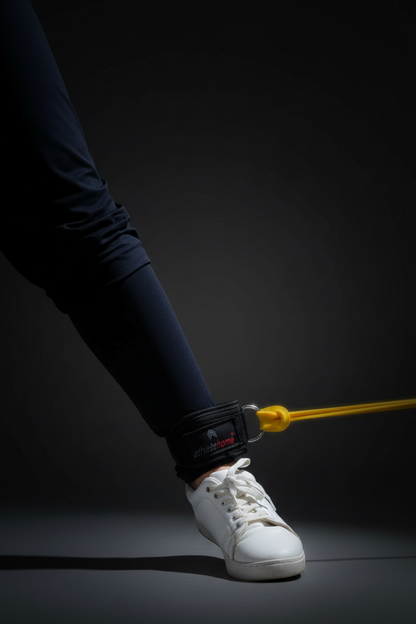 Durable & Comfortable Ankle Straps | Athlete Home | Perfect for Leg Extensions, Kickbacks & More
