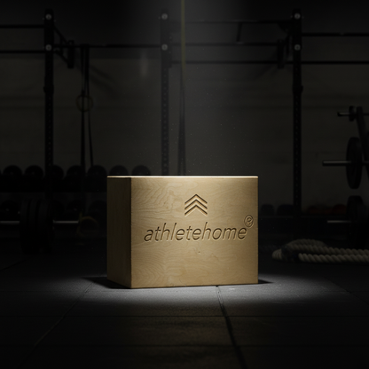 Athlete Home 3-in-1 Wood Plyo Box | Professional Wooden Plyometric Jump Box for Explosive Power, Strength & Conditioning | CrossFit & Gym Equipment