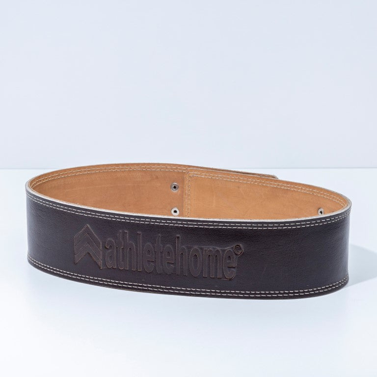 Premium Leather Powerlifting Belt: 4mm for Maximum Stability