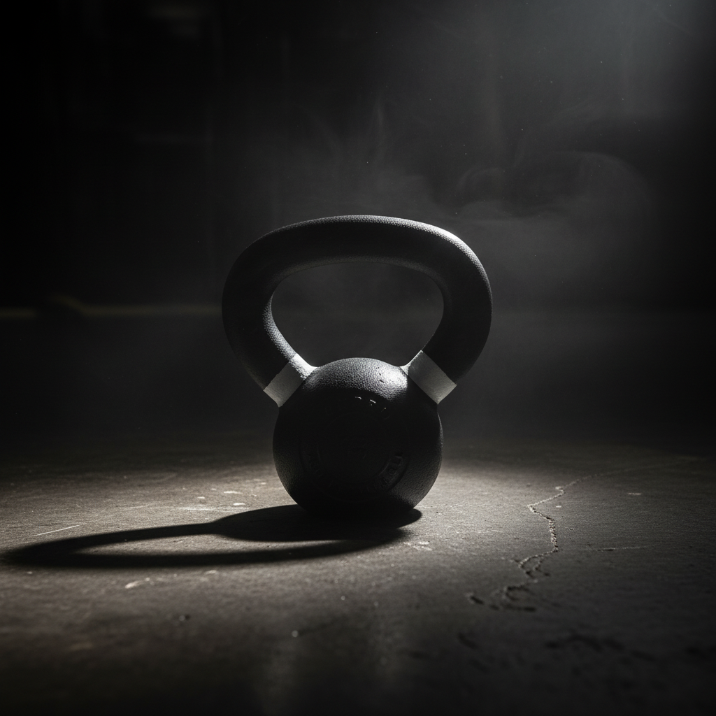 Athlete Home 'The Competitor' Pro-Grade Kettlebell | Solid Cast Iron with Raw Steel Handle for Explosive Power, Grip Strength & Functional Fitness | Competition Style