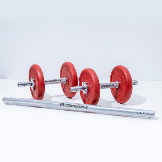 Adjustable Dumbbell Set with Barbell - The Ultimate Home Gym Solution