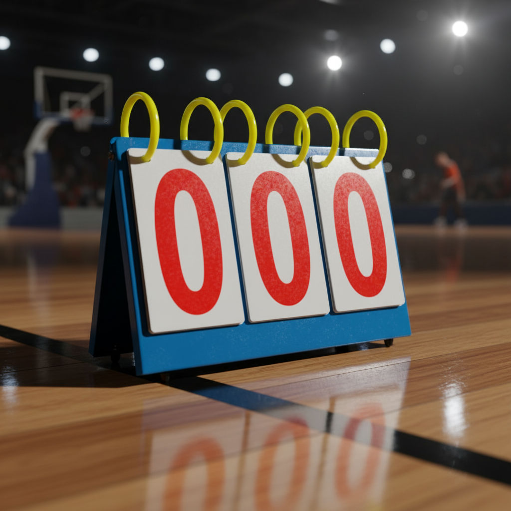 Athlete Home Pro Portable Flip Scoreboard: Manual Tabletop Score Keeper for Padel, Tennis, Volleyball, Basketball & Competitions in Egypt