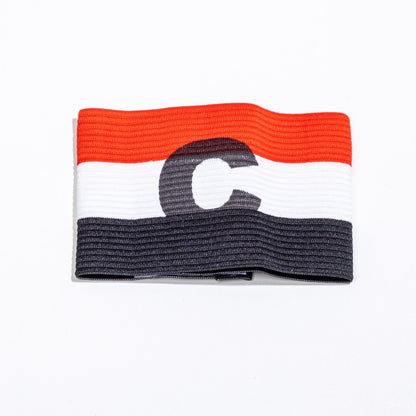 Athlete Home Professional Captain's Armband: Secure-Fit Elastic Band for Football & Team Sports - Leadership Armband in Egyptian National Colors
