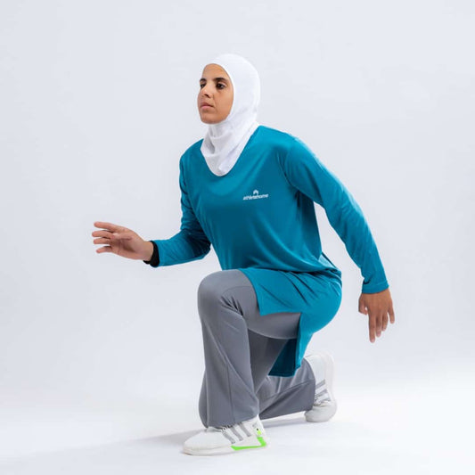 Modest Activewear | Athlete Home Women's Long Sleeve Tunic | Ideal for Sports & Fitness