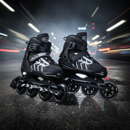 Athlete Home Professional Inline Fitness Skates - High-Performance Rollerblades with Durable Aluminum Frame and Triple-Lock Support for Ultimate Outdoor Cardio & Strength Training in Egypt