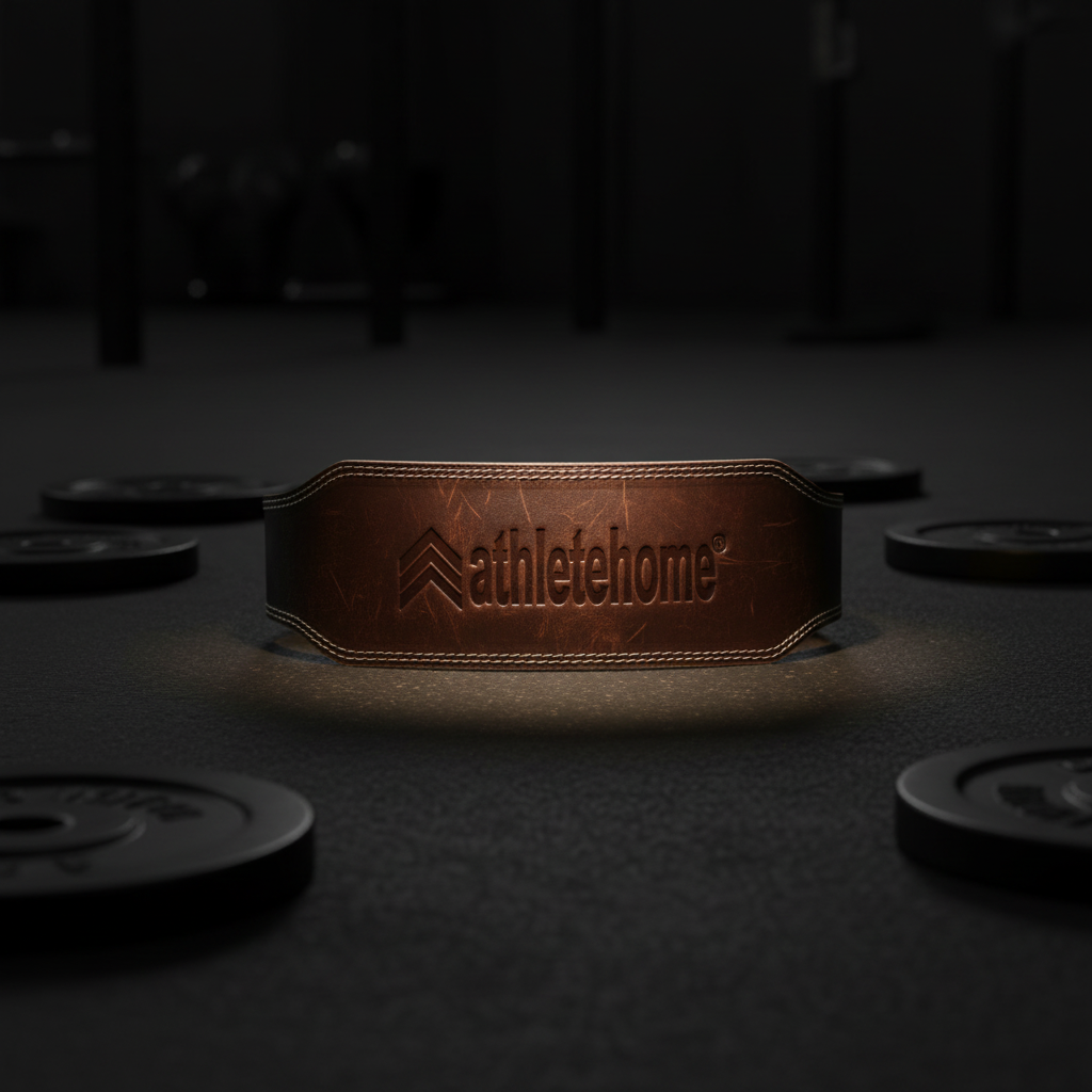Padded Leather Weightlifting Belt: Durable Support Belt for Men and Women - Perfect for Bodybuilding