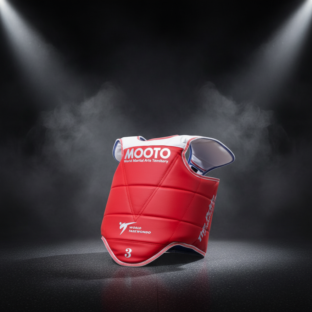 Mooto Extera World Taekwondo Approved Hogu | Reversible Competition Chest Protector for Sparring & Training | High-Impact Body Armor for Martial Arts