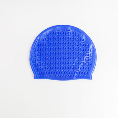 Hydro-Grip Pro Silicone Swim Cap - Anti-Slip Textured Design for Long Hair, Competition & Training - Durable & Comfortable for Swimmers in Egypt