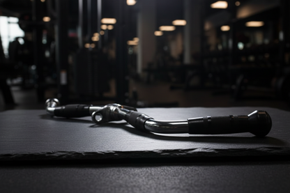 Athlete Home Ergo-Grip Revolving Curl Bar | Ergonomic EZ Bar Cable Attachment for Bicep Curls, Tricep Pushdowns & Arm Training