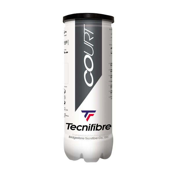 أنابيب ملعب TECNIFIBRE مكونة من 3 كرات تنس