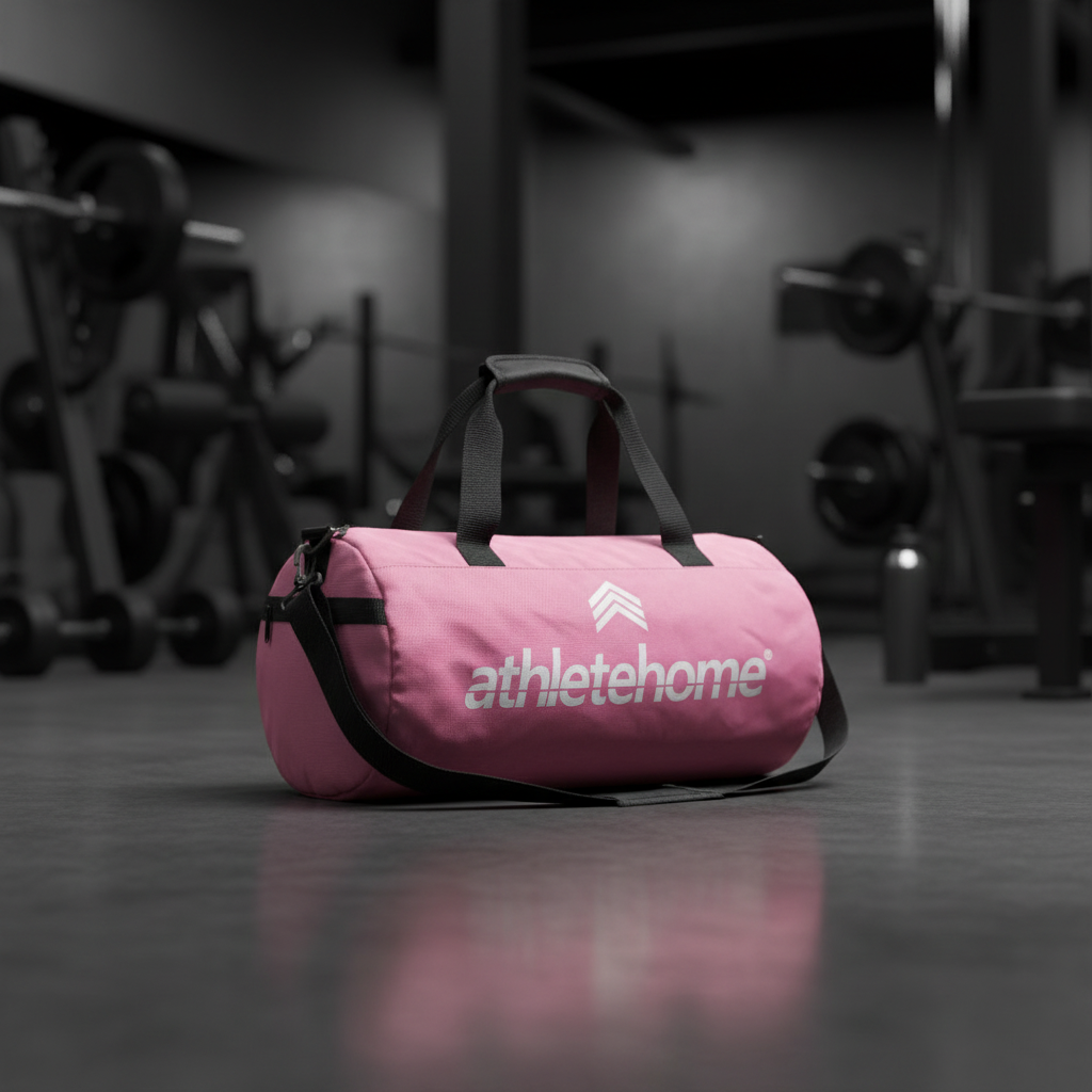   حقيبة رياضية أسطوانية صغيرة من Athlete Home | حقيبة رياضية صغيرة خفيفة الوزن ومتينة شنطه كروس | مثالية للياقة البدنية والسفر
