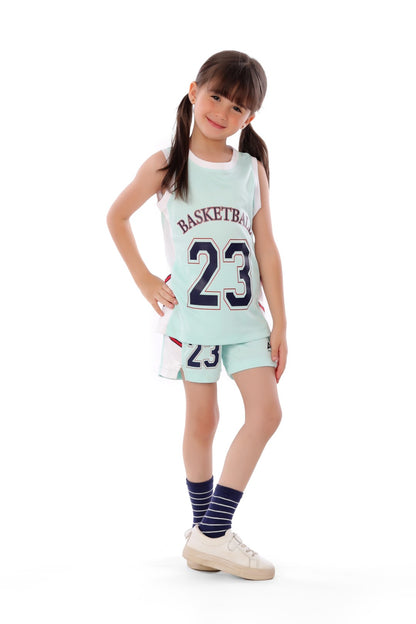 Light Blue Basketball Kit 0031-GR