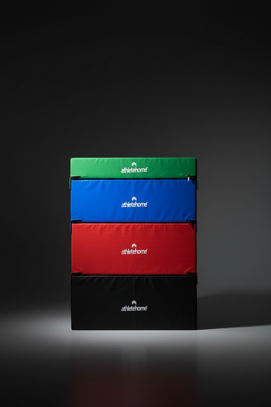 Athlete Home Velocity 4-in-1 Soft Plyo Box | Safe Jump Training Box for CrossFit, HIIT & Explosive Power