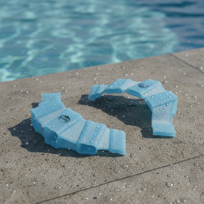 Spirit Silicone Webbed Swim Gloves | Aqua Fitness Hand Paddles for Water Resistance Training | Build Upper Body Strength & Power in the Pool