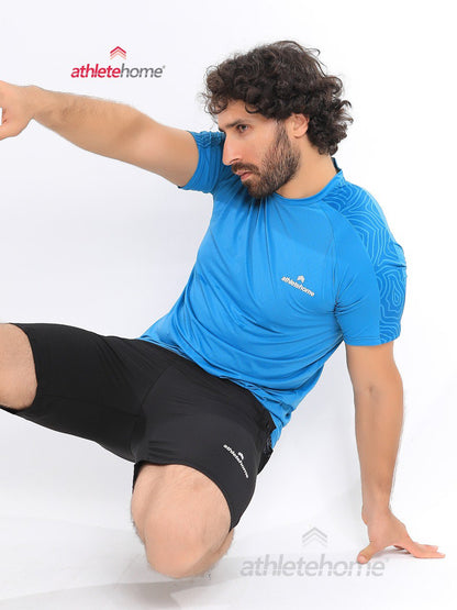 Athlete Home Men's Activewear Set | Performance T-Shirt & Shorts | Ideal for Summer Workouts