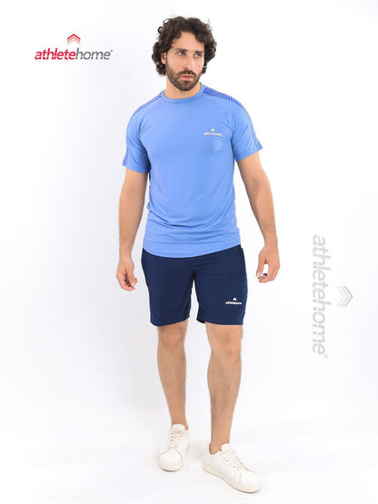 Athlete Home Men's Activewear Set | Performance T-Shirt & Shorts | Ideal for Summer Workouts