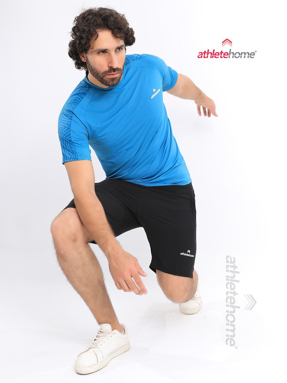 Athlete Home Men's Activewear Set | Performance T-Shirt & Shorts | Ideal for Summer Workouts