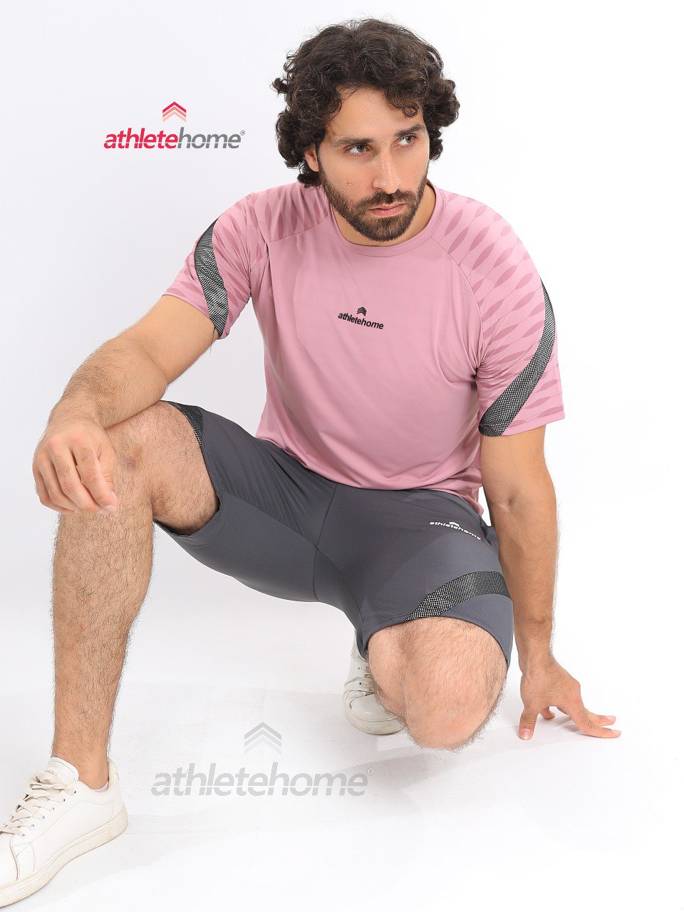 Athlete Home Men's Workout Set | Shorts & T-Shirt | Ideal for Gym, Running & Sports