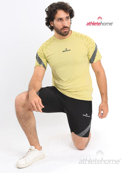 Athlete Home Men's Workout Set | Shorts & T-Shirt | Ideal for Gym, Running & Sports