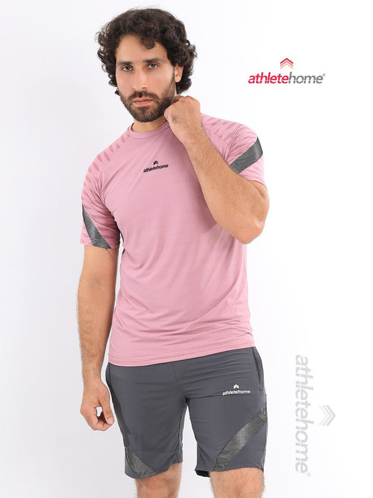 Athlete Home Men's Workout Set | Shorts & T-Shirt | Ideal for Gym, Running & Sports