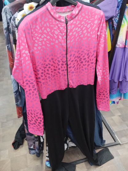 Athlete Home Premium One-Piece Long Sleeve Swimsuit – High-Velocity Hydrodynamic Sport Swimwear, Chlorine-Resistant Full-Coverage Zipper Surf Suit