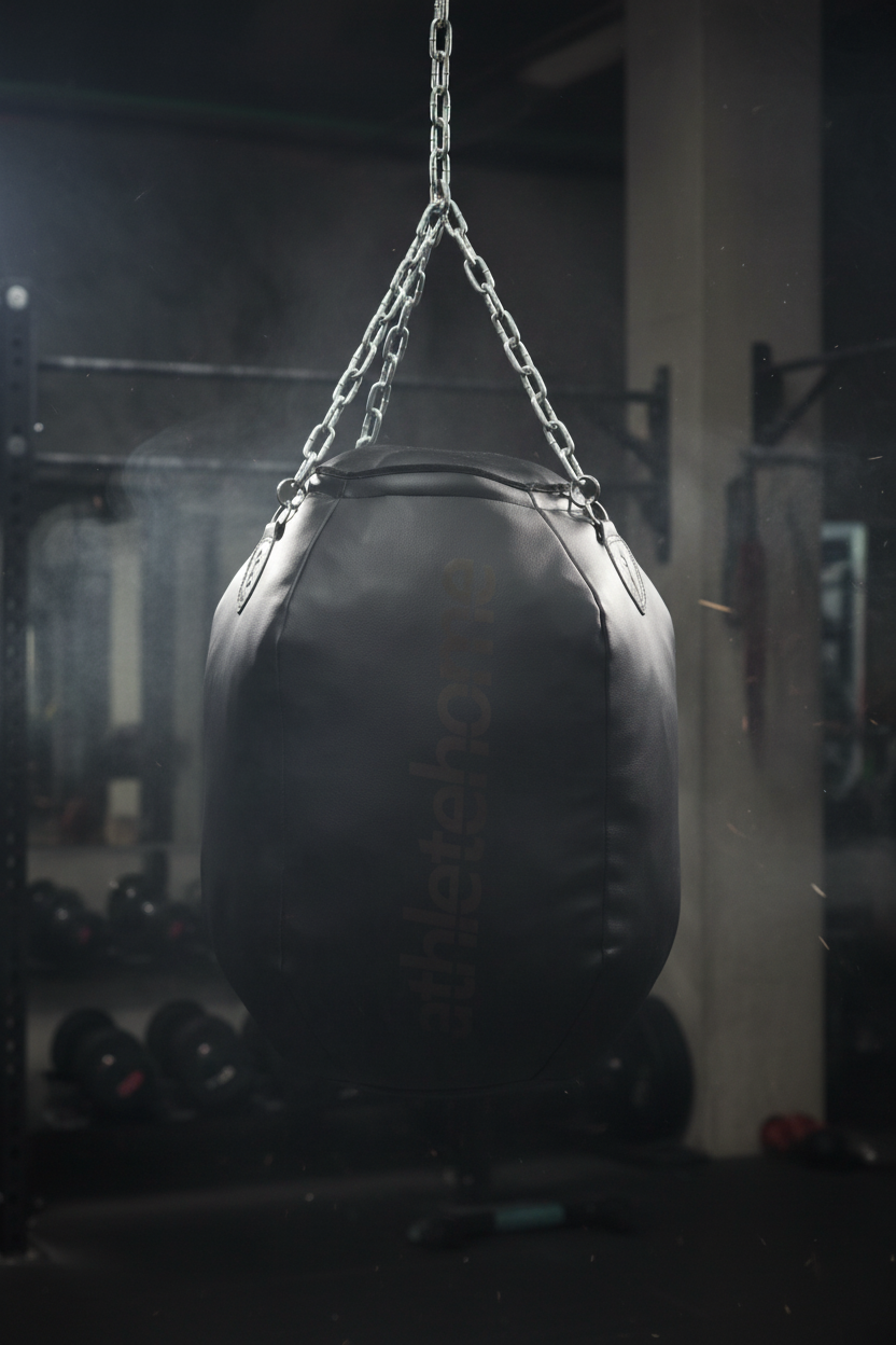 Athlete Home Professional Wrecking Ball Punching Bag | Heavy-Duty Uppercut & Hook Bag for Boxing, MMA, and High-Intensity Fitness Training